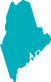 State outline of Maine