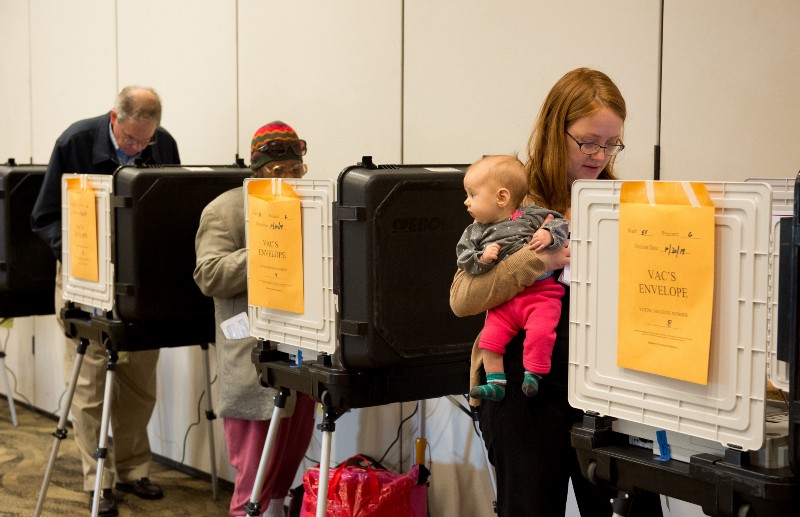 Maryland voters participated in early voting during the 2014 elections (Photo Credit: Maryland GovPics Flickr)